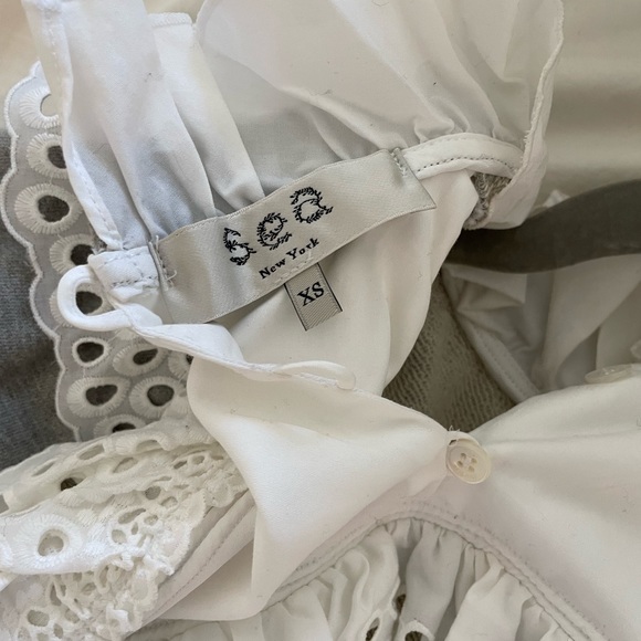 Shopbop Sea lace sweatshirt XS - Picture 2 of 5